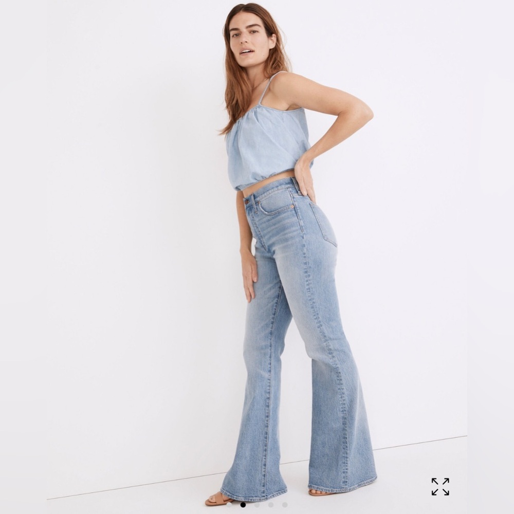Madewell Light Blue Flare Jeans